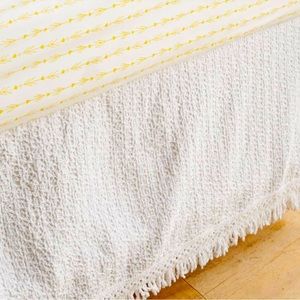 Anthropogie Crochet Crib Skirt